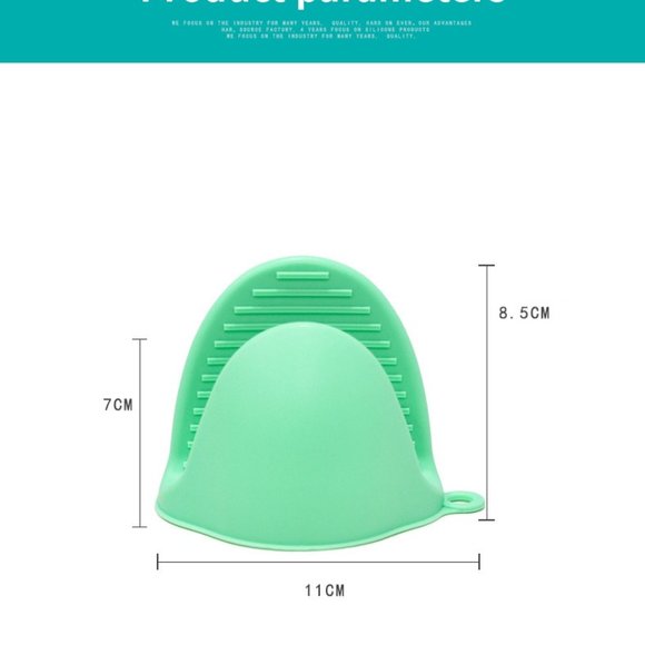 Premium Quality Kitchen Silicone Heat Resistant Gloves Clips Insulation Non Stic - Picture 13 of 16